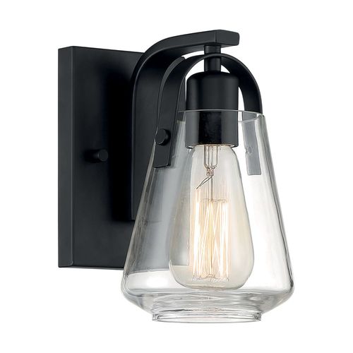 Nuvo Lighting 60-7101 Skybridge 1 Bulb Wall Sconce - Matte Black
