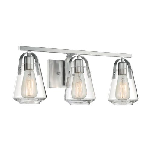 Nuvo Lighting 60-7113 Skybridge 3 Bulb Bathroom Light - Brushed Nickel