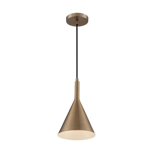 Nuvo Lighting 60-7117 Lightcap Mini Pendant - Burnished Brass