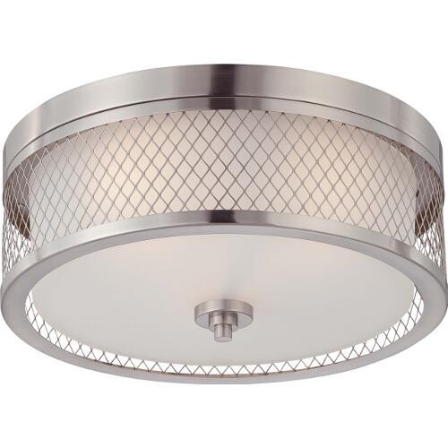 Nuvo Lighting 60-4691 Fusion Flush Mount Ceiling Light - Brushed Nickel