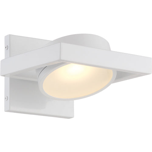 Nuvo Lighting 62-992 Hawk 1 Bulb Wall Sconce - White