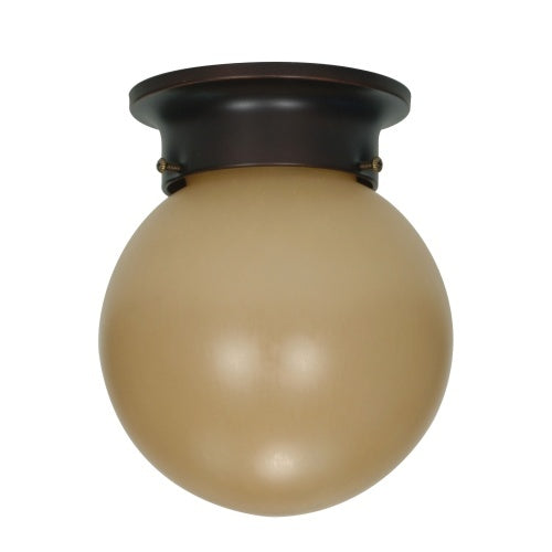 Nuvo Lighting 60-1279 Flush Mount Ceiling Light - Mahogany Bronze / Champagne