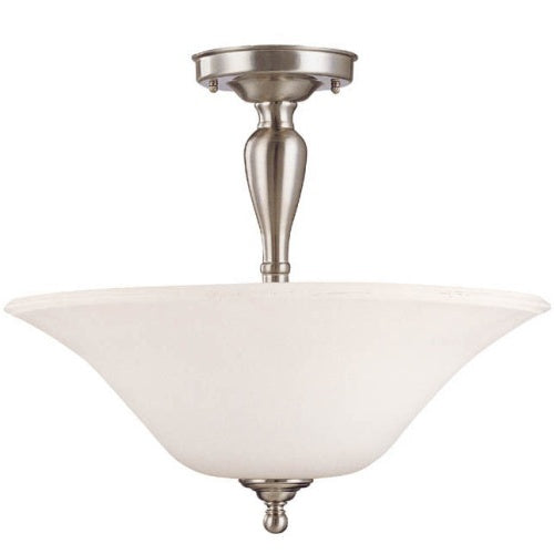 Nuvo Lighting 60-1827 Dupont Semi Flush Mount Ceiling Light - Brushed Nickel