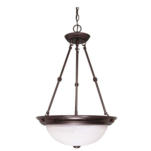 Nuvo Lighting 60-211 Up Light Pendant - Old Bronze / Alabaster