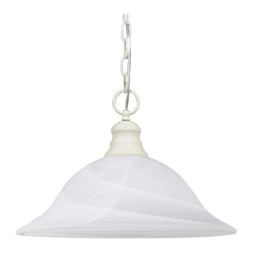 Nuvo Lighting 60-393 Down Light Pendant - Textured White / Alabaster