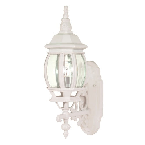 Nuvo Lighting 60-885 Central Park Outdoor Entrance Wall Light - White