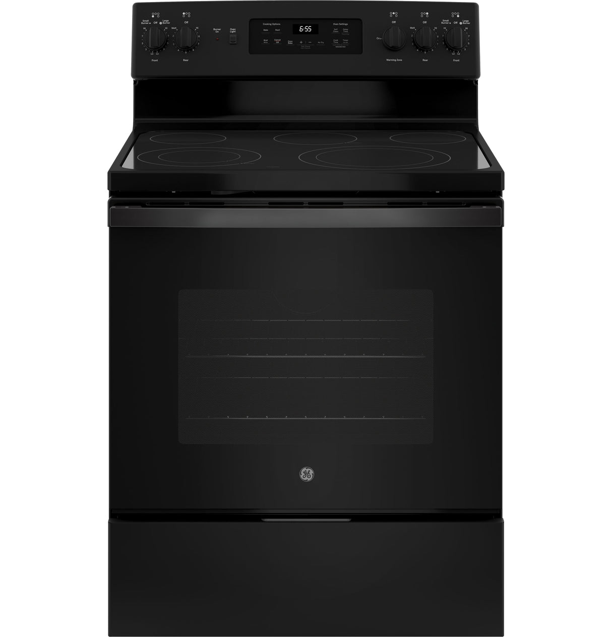 GE(R) 30" Free-Standing Electric Convection Range - (JB655DKBB)