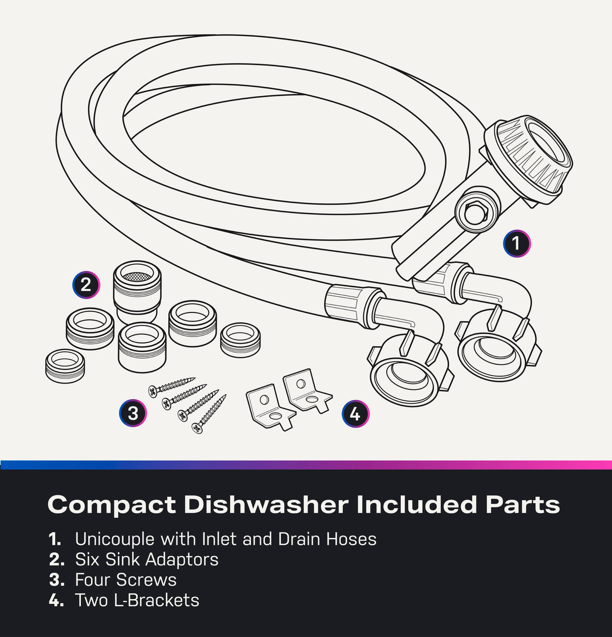 GE Profile PZF560HGWBB dishwasher in kitchen