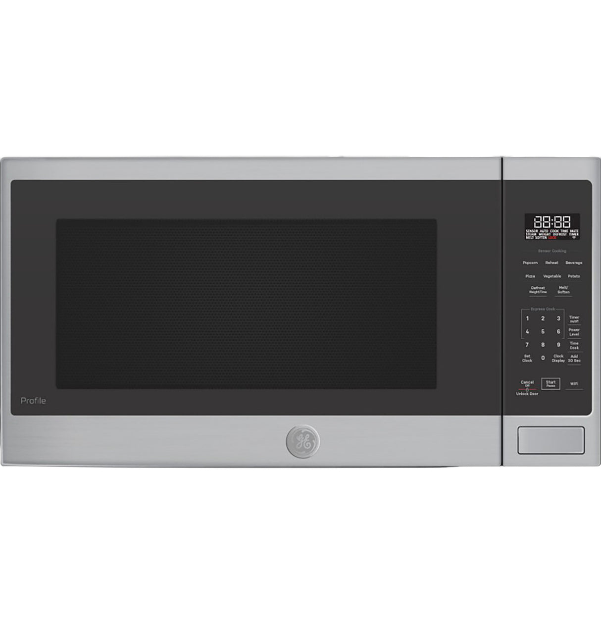 GE Profile PCWK22U1WSS 2.2 cu. ft. built-in sensor microwave oven in stainless steel