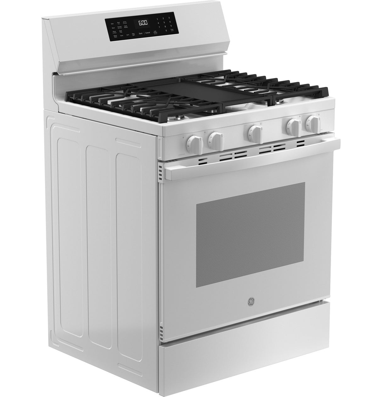 GE GGF600AVWW cooktop burners