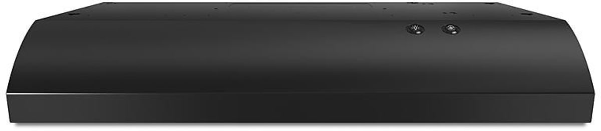 Maytag UXT3030ADB 30-inch under-cabinet range hood in black, front view