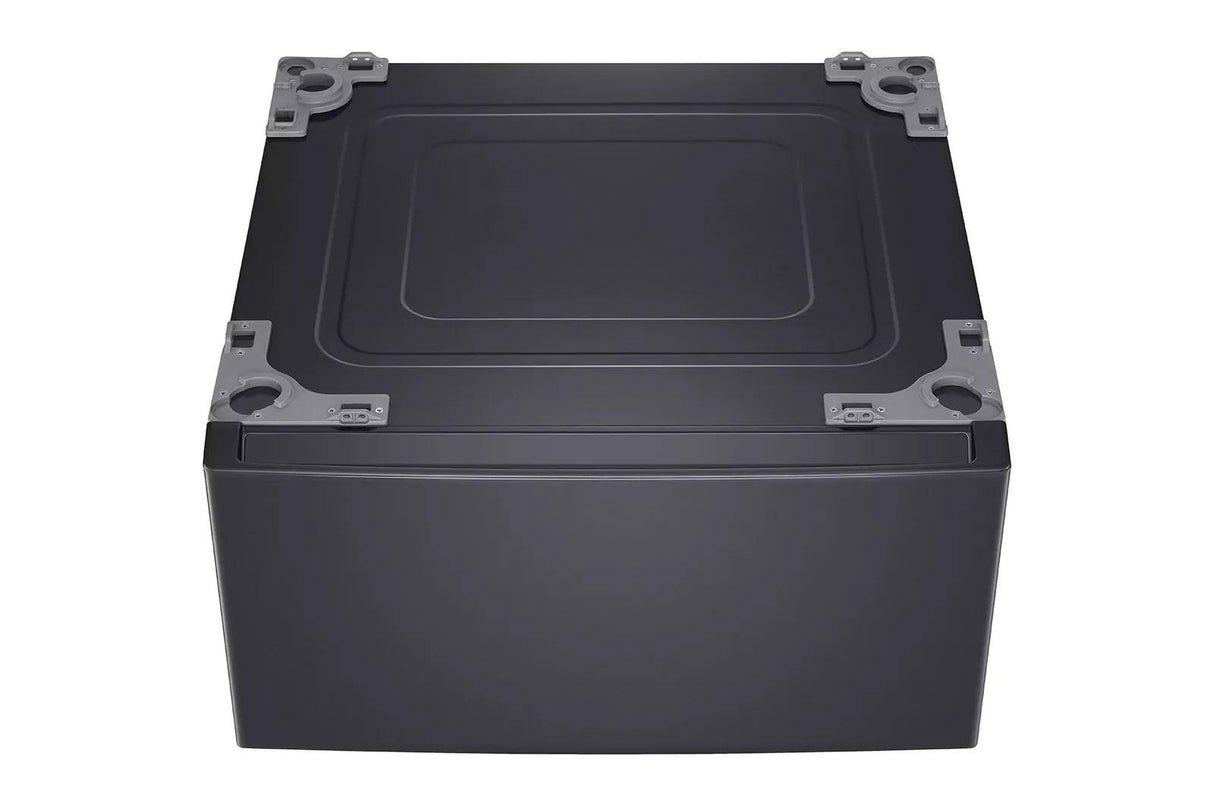 LG Laundry Pedestal Storage Drawer for 27" Front Load Washers and Dryers with Basket - Middle Black - (WDP6M) - LG