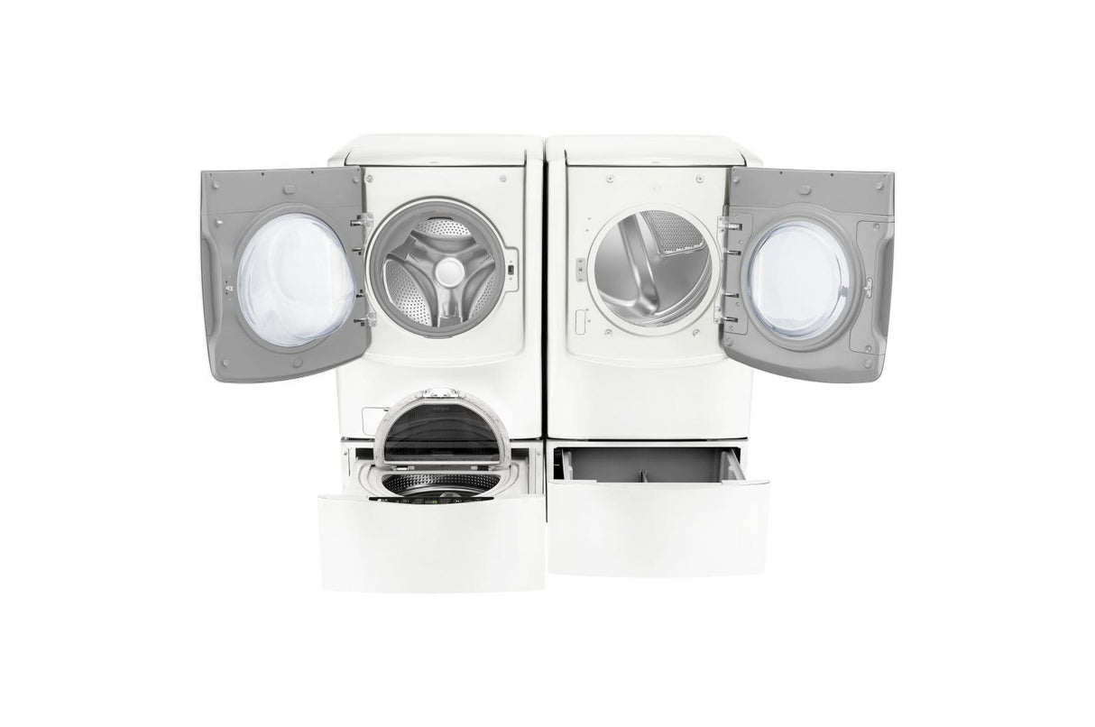 5.5 Total Capacity LG TWINWash(TM) Bundle with LG SideKick(TM) and Gas Dryer - (WM5000HWAWD100CWDLGX5001WWDP4W) - LG