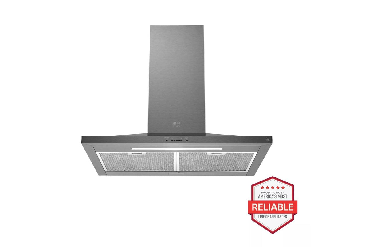 LG STUDIO 36" Wall Mount Chimney Hood - (LSHD3680ST)
