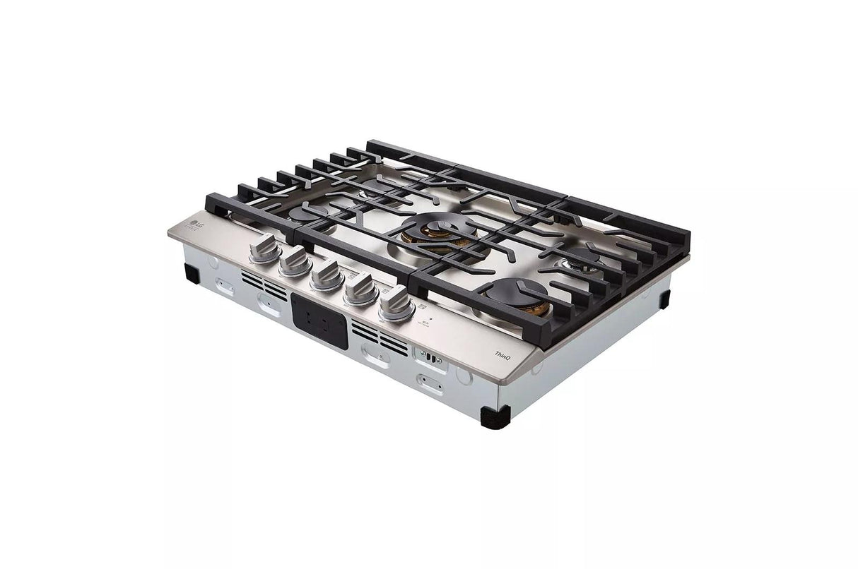 LG STUDIO 30" UltraHeat(TM) Gas Cooktop with EasyClean(R) - (CBGS3028S)