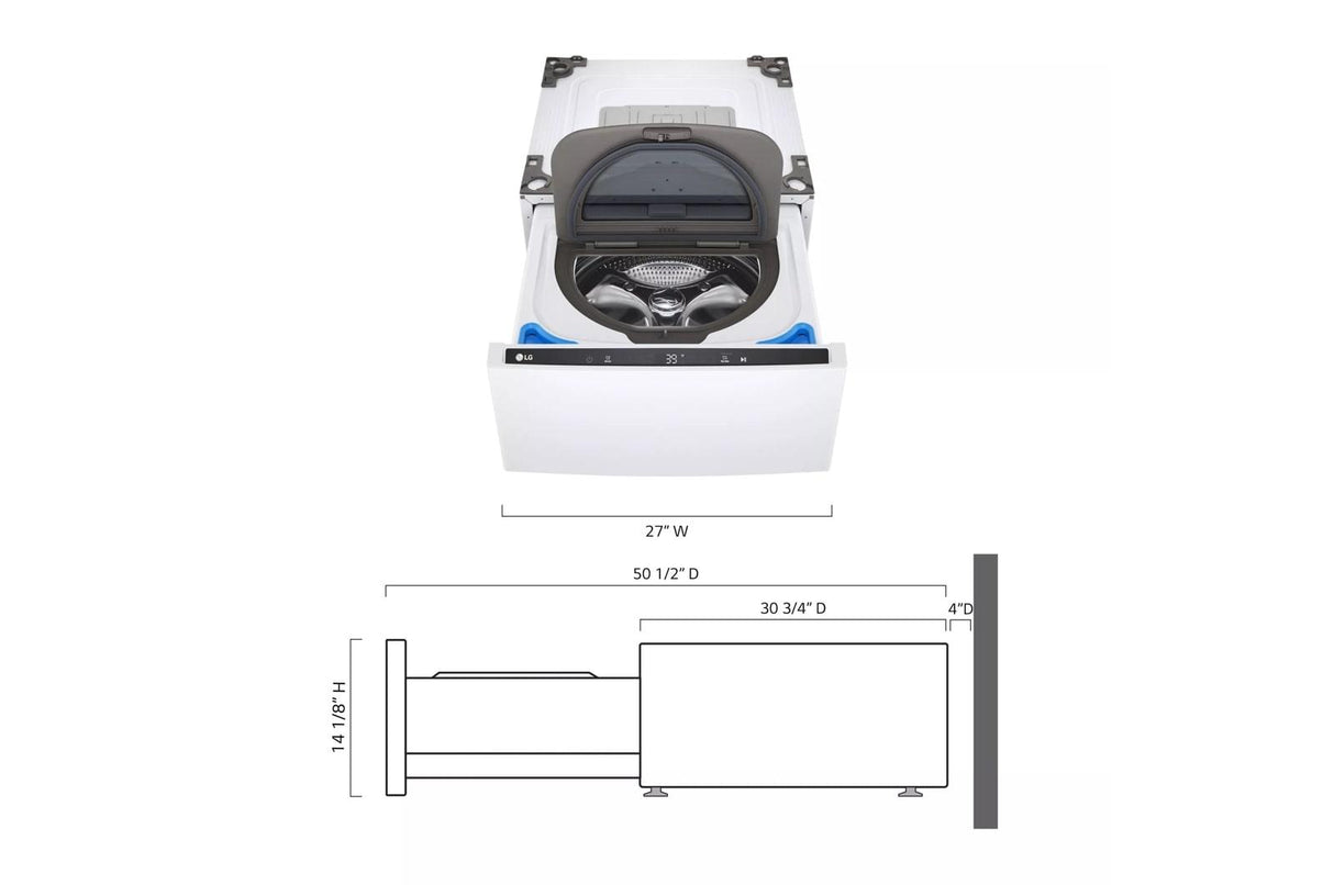 27'' LG SideKick(TM) Pedestal Washer - (WD300CW)