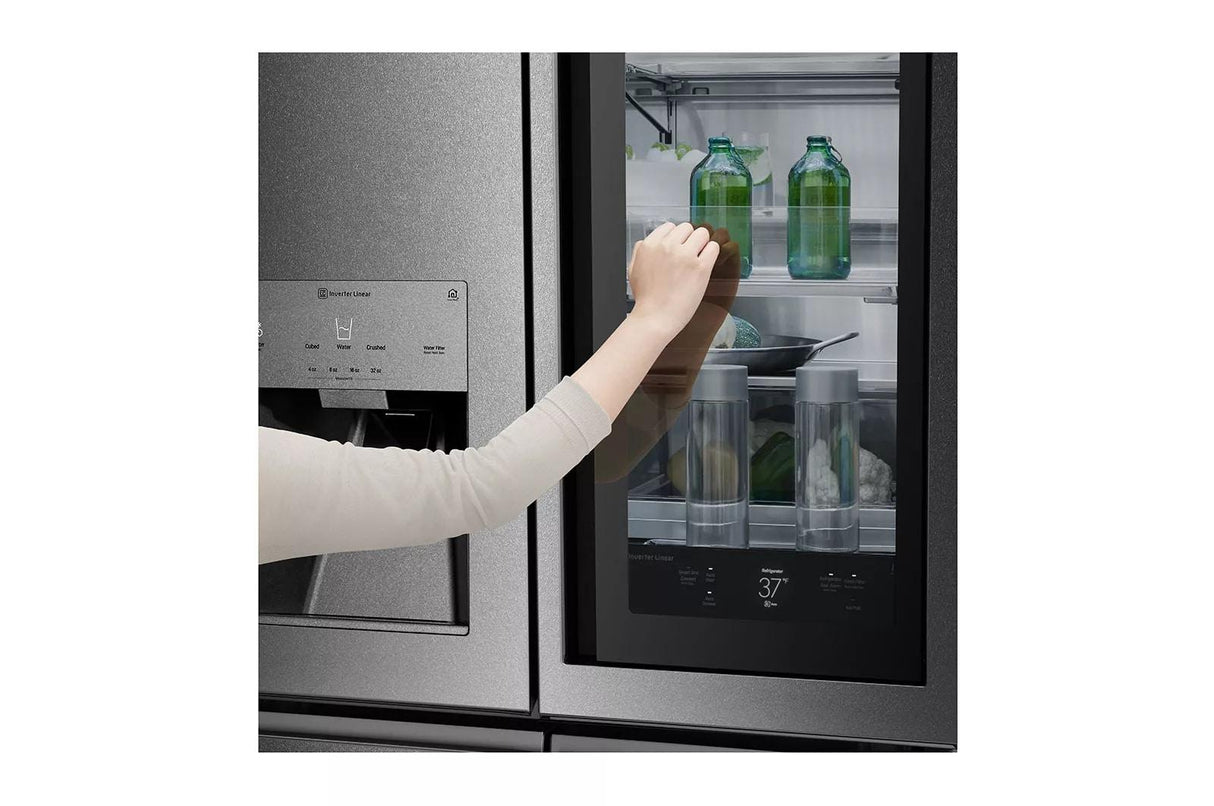 LG SIGNATURE 23 cu. ft. Smart wi-fi Enabled InstaView(R) Door-in-Door(R) Counter-Depth Refrigerator - (URNTC2306N)