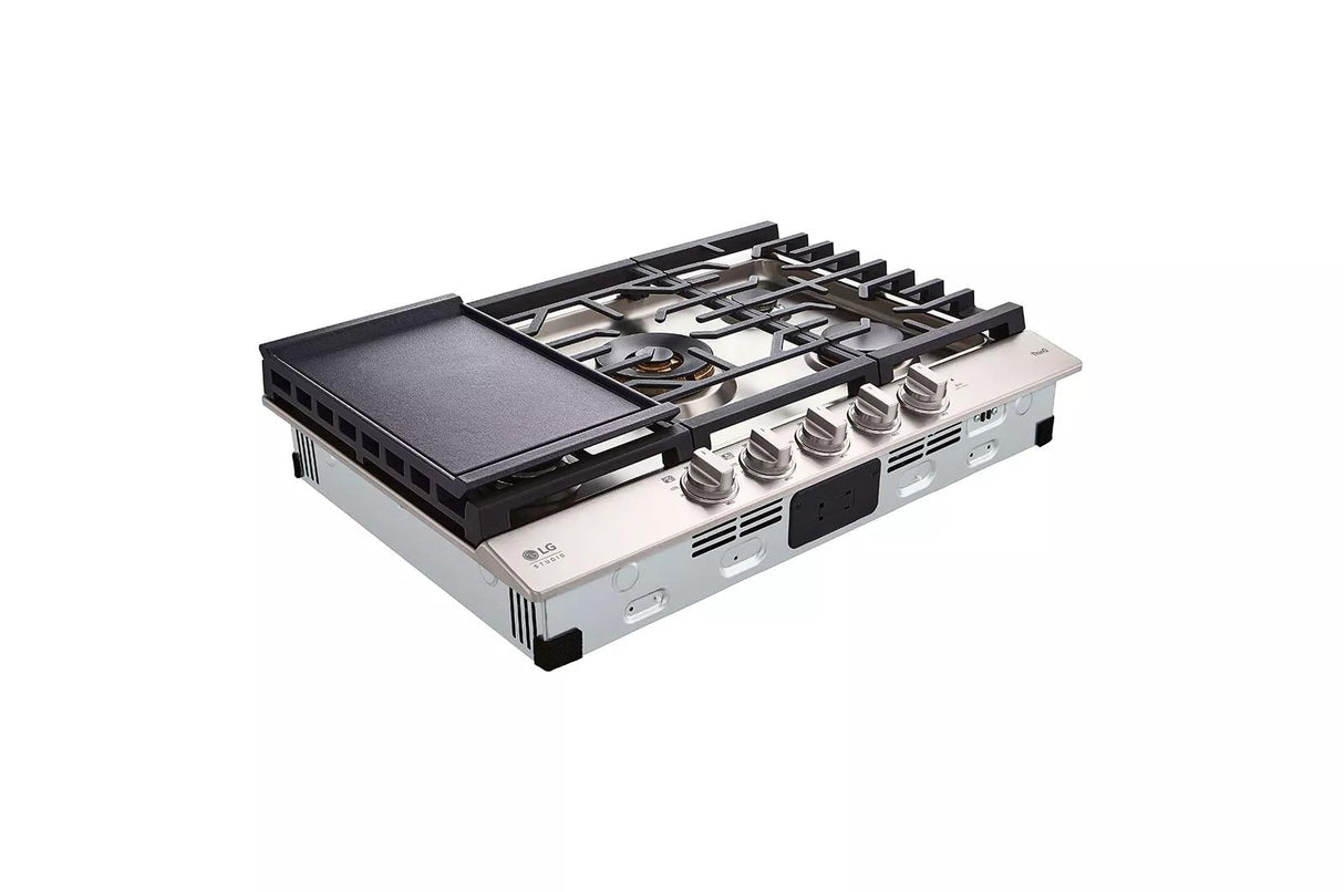LG STUDIO 30" UltraHeat(TM) Gas Cooktop with EasyClean(R) - (CBGS3028S)