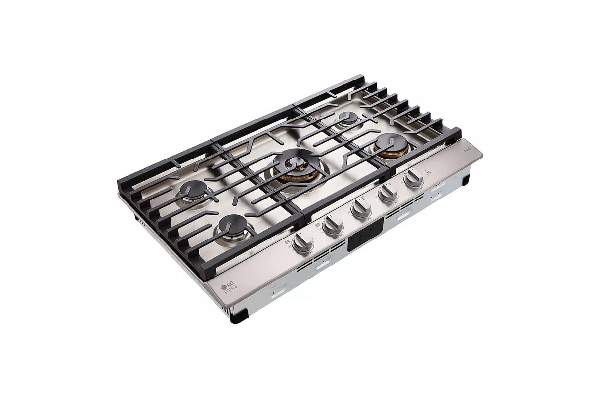 LG STUDIO 36" UltraHeat(TM) Gas Cooktop with EasyClean(R) - (CBGS3628S)