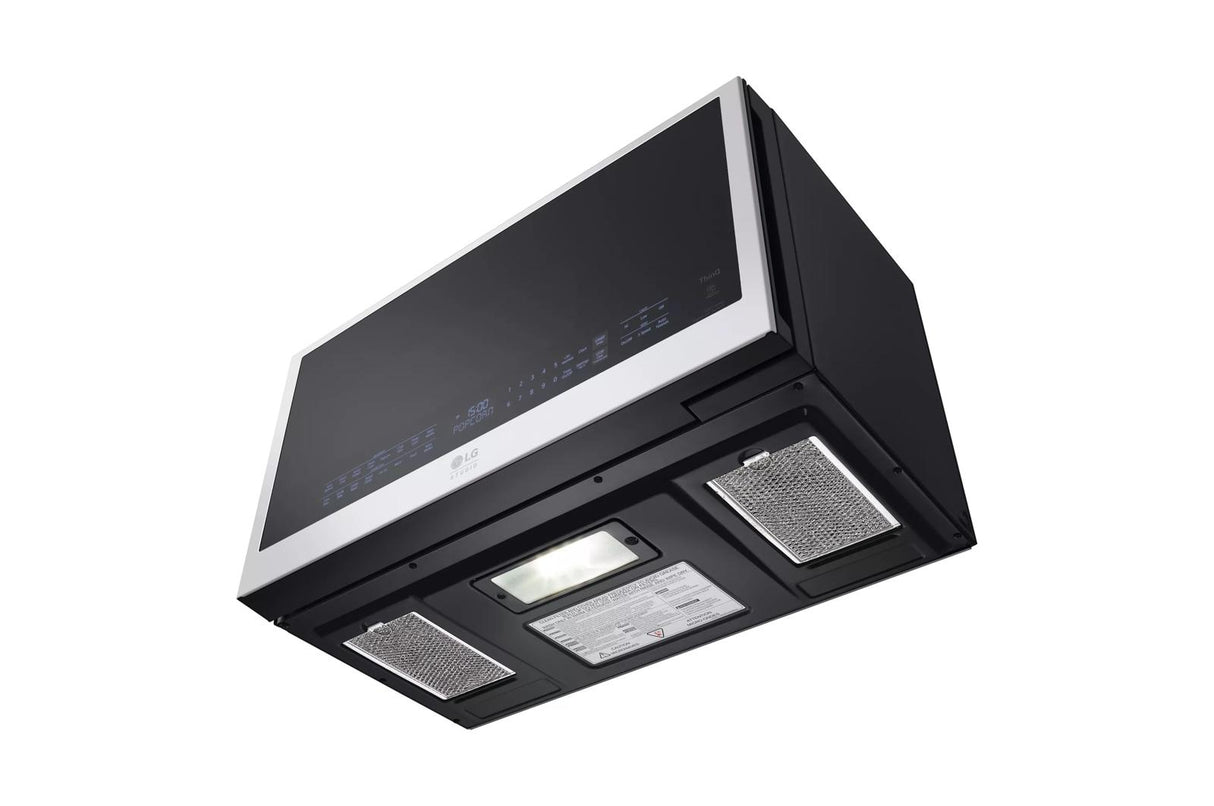 LG STUDIO 1.7 cu. ft. Over-the-Range Convection Microwave Oven with Air Fry - (MHES1738N)