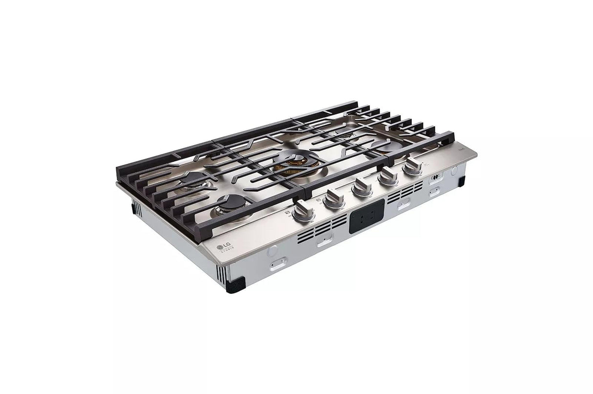 LG STUDIO 36" UltraHeat(TM) Gas Cooktop with EasyClean(R) - (CBGS3628S)