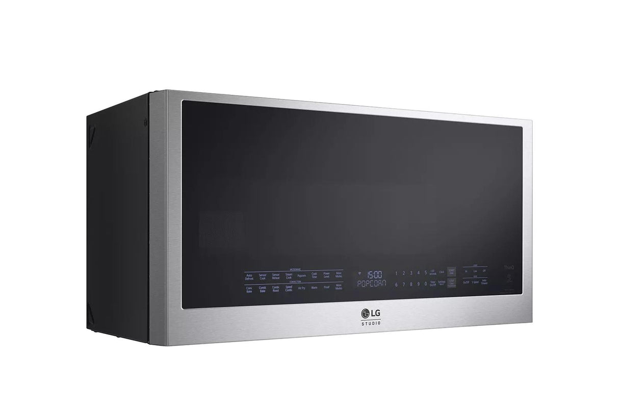 LG STUDIO 1.7 cu. ft. Over-the-Range Convection Microwave Oven with Air Fry - (MHES1738F) - LG