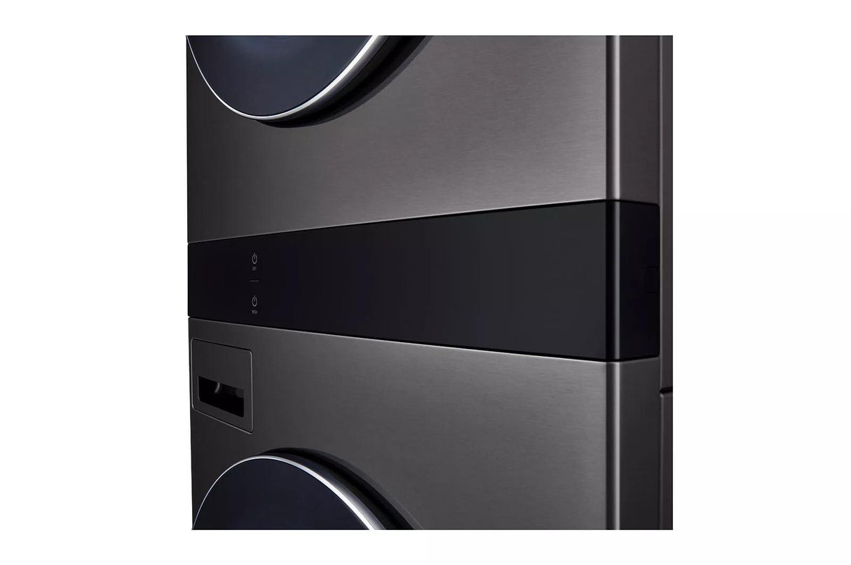 Single Unit Front Load LG WashTower(TM) with Center Control(R) 5.0 cu.ft. Washer & 7.4 cu.ft. Gas Dryer - (WKGX301HBA)