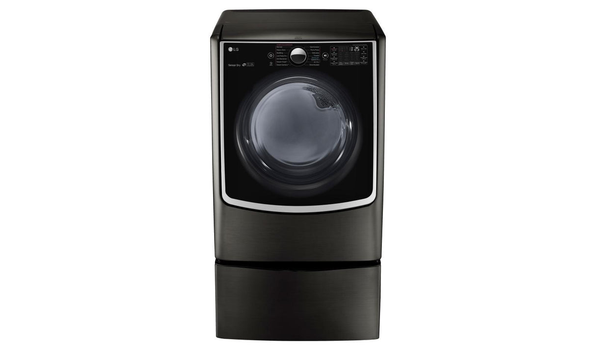 7.4 cu.ft. Ultra Large Capacity TurboSteam(TM) Electric Dryer w/ On-Door Control Panel - (DLEX5005K) - LG