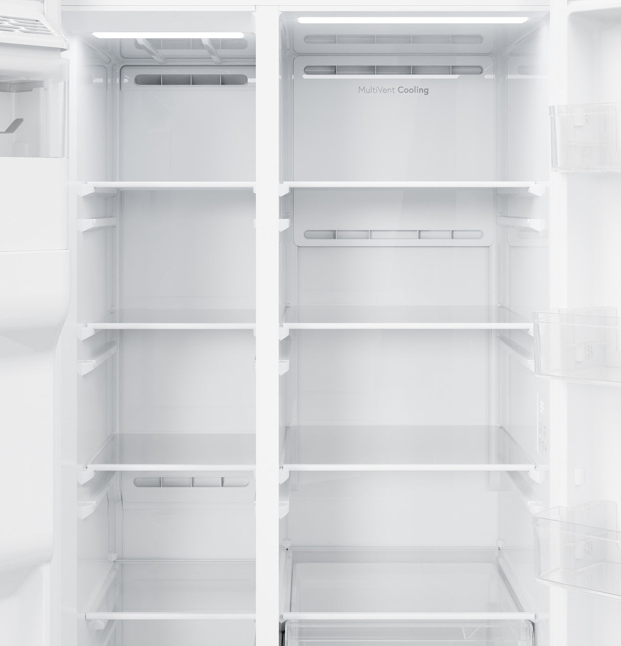 GE GSE28NGYWW freezer compartment shelving