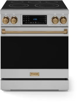 30 Inch Professional Electric Range With Tilt Panel Touch Control In Stainless Steel/bronze Gordon Ramsay Series - RSE30-BRZ