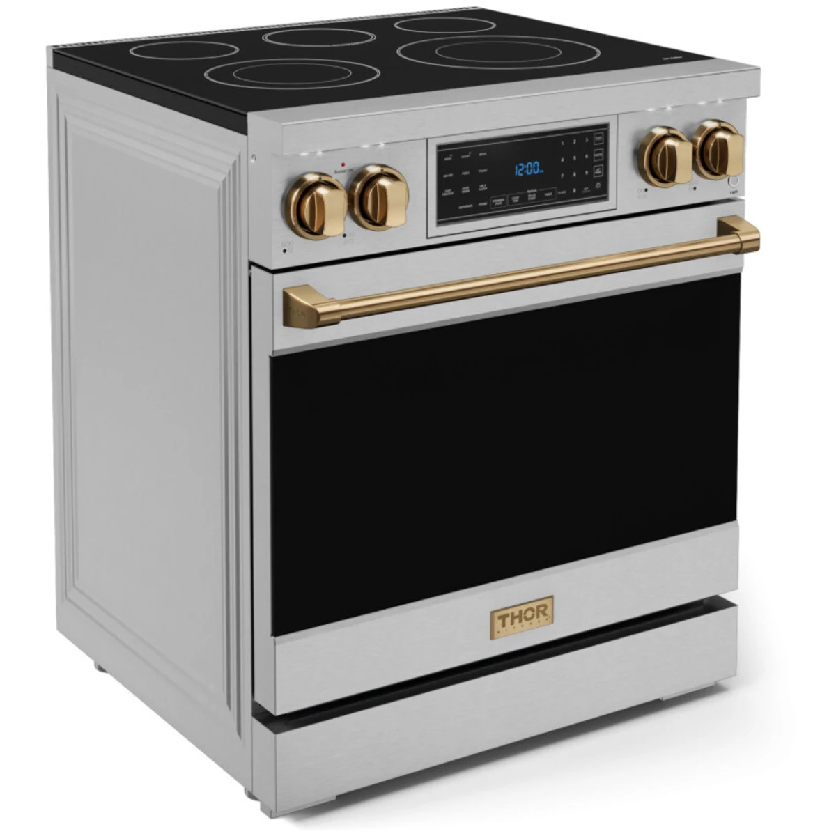 30 Inch Professional Electric Range With Tilt Panel Touch Control In Stainless Steel/bronze Gordon Ramsay Series - RSE30-BRZ