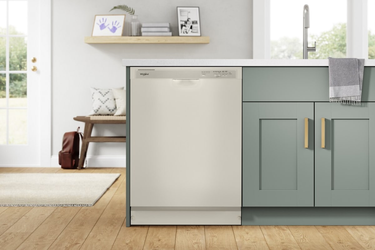 Whirlpool WDF341PAPT in kitchen setting
