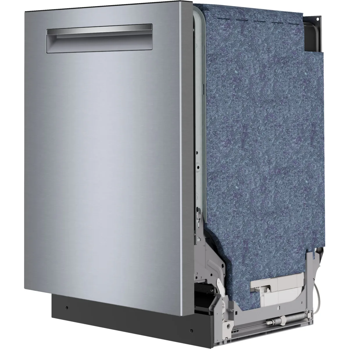 24 Inch Fully Integrated Built-In Smart Dishwasher with 16 Place Setting Capacity, 7 Wash Cycles, Standard 3rd Rack, 44 dBA Noise Level, Zone Wash, AutoAir®, Home Connect™, Stainless Steel Anti-Fingerprint, NSF® Certified and ENERGY STAR® Certified