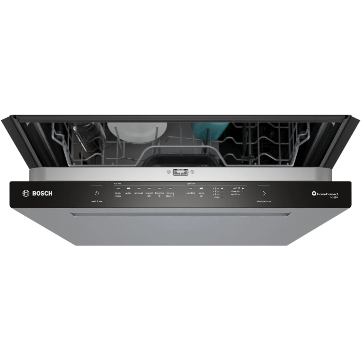 Bosch SHP65DM5N 24 in. Fully Integrated Smart Dishwasher, Stainless Steel - alternate angle 5 | Varouj Appliances