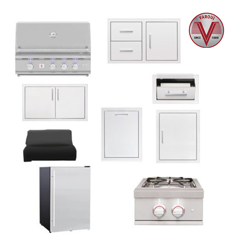 Summerset Outdoor Kitchen Appliance Package Deal (Plan SA-JJ-02)