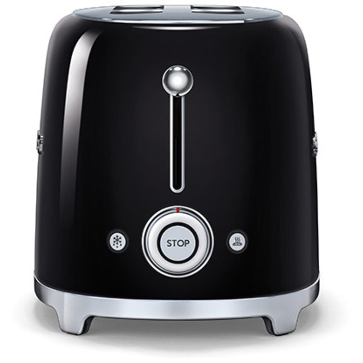 Smeg 50's Retro Design TSF02BLUS Countertop Toaster in Black