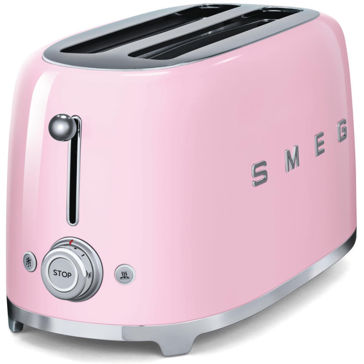 Smeg 50's Retro Design TSF02PKUS Countertop Toaster in Pink