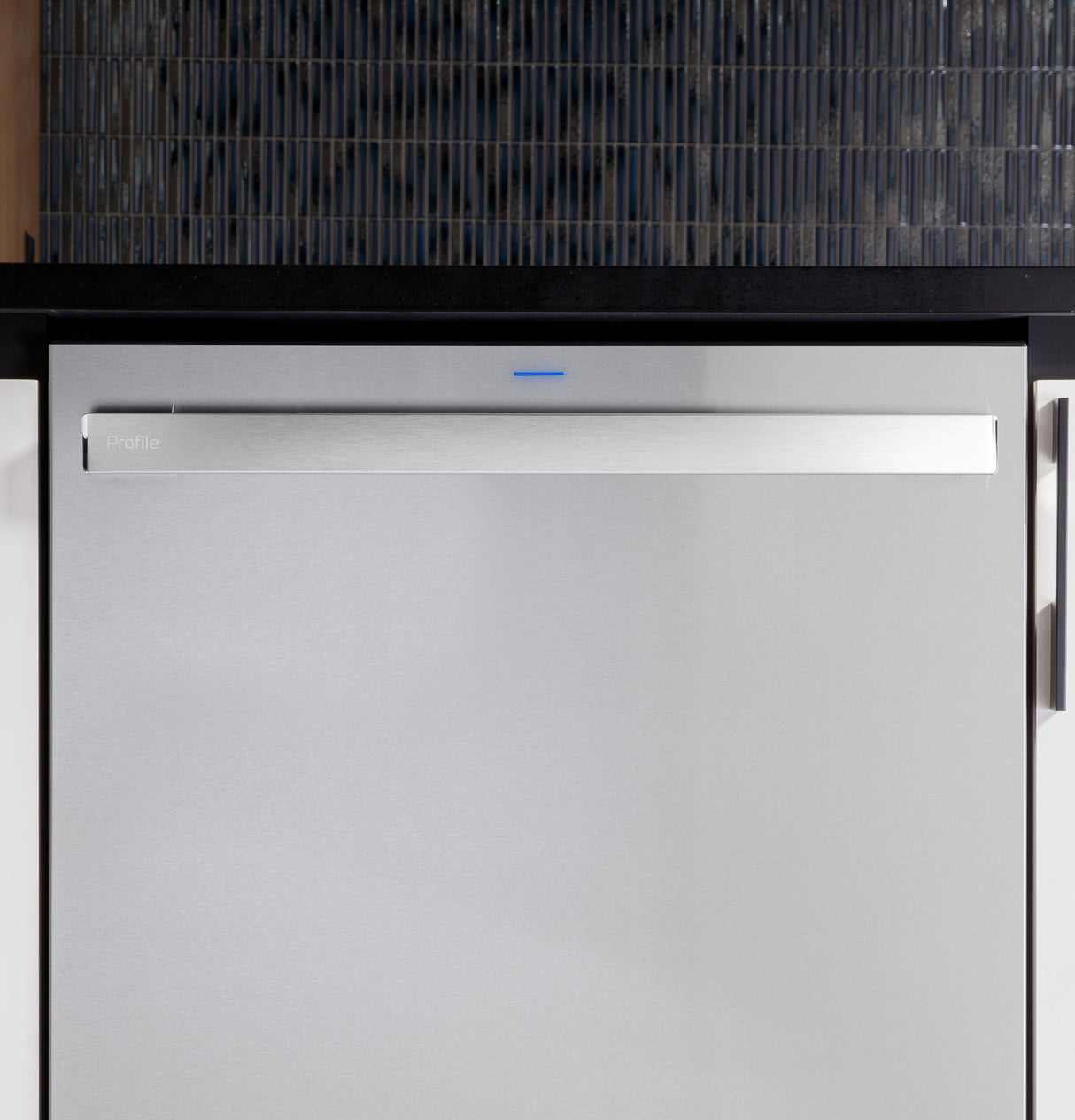 GE Profile(TM) ENERGY STAR(R) Fingerprint Resistant Top Control Stainless Interior Dishwasher with Microban(TM) Antimicrobial Protection with Sanitize Cycle - (PDT715SYVFS)