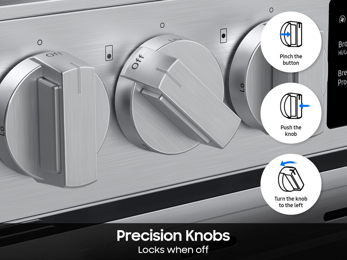 Samsung NSG70H60SR Gas Range air fry feature