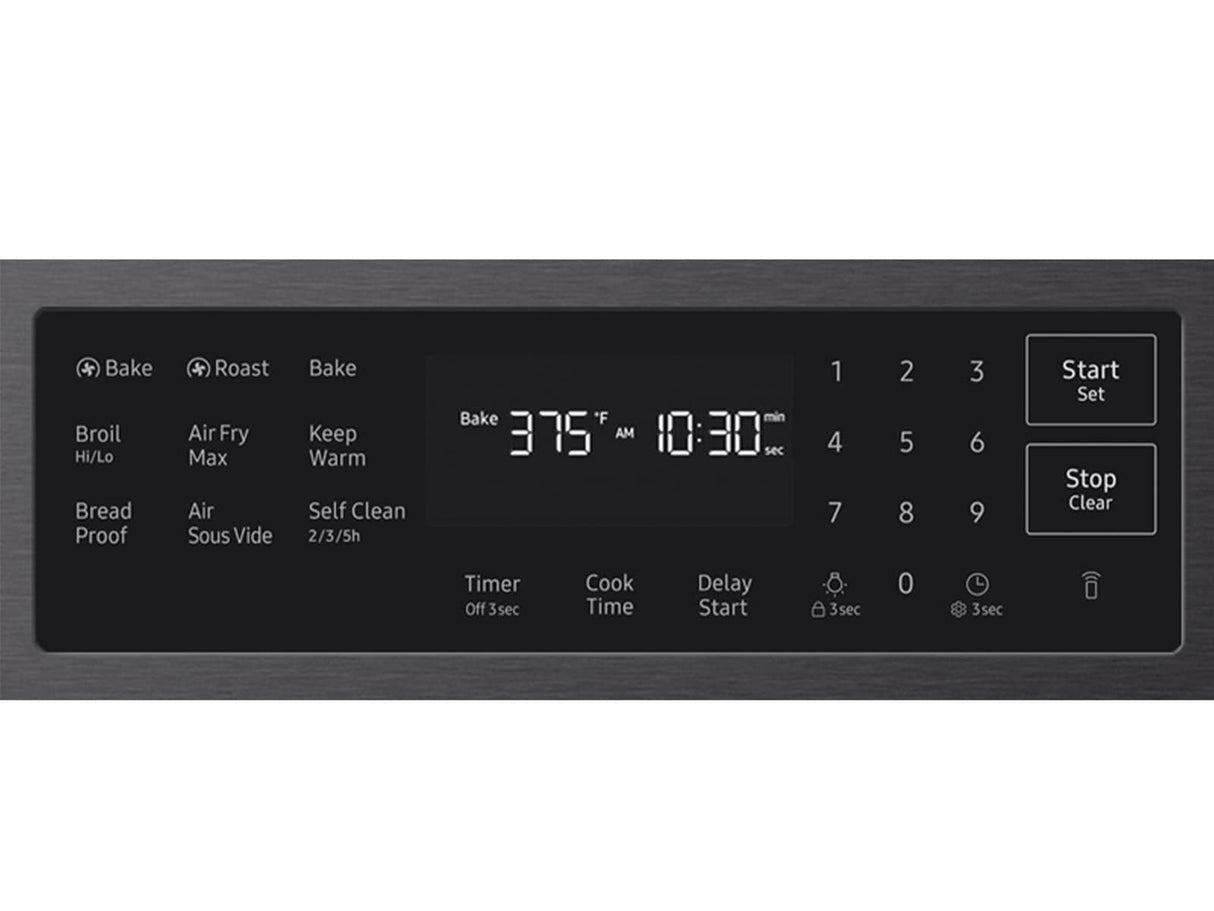 Samsung NSG80H60SE Gas Range precision knobs