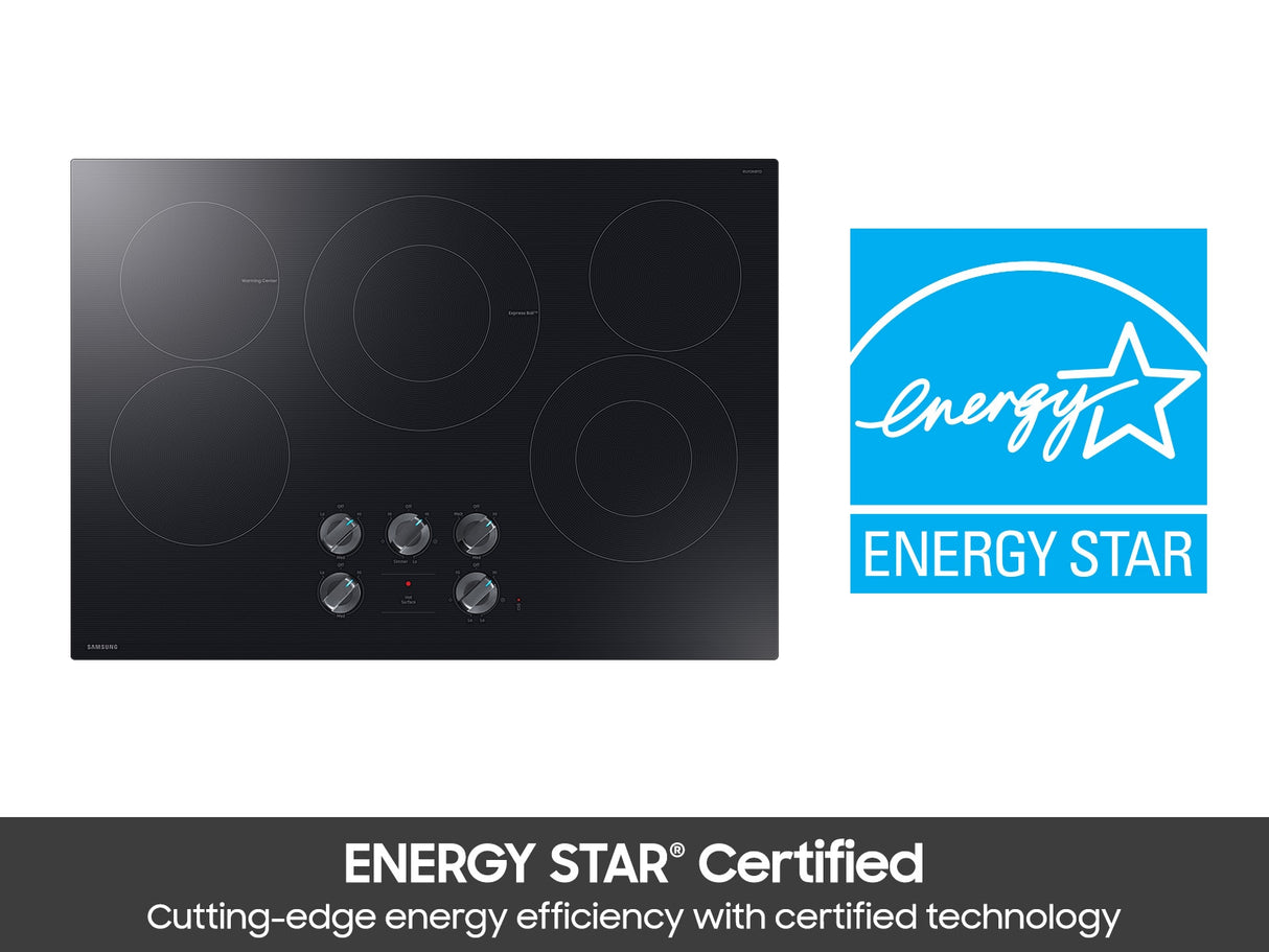 Samsung NZ30FG6332RK electric cooktop element layout