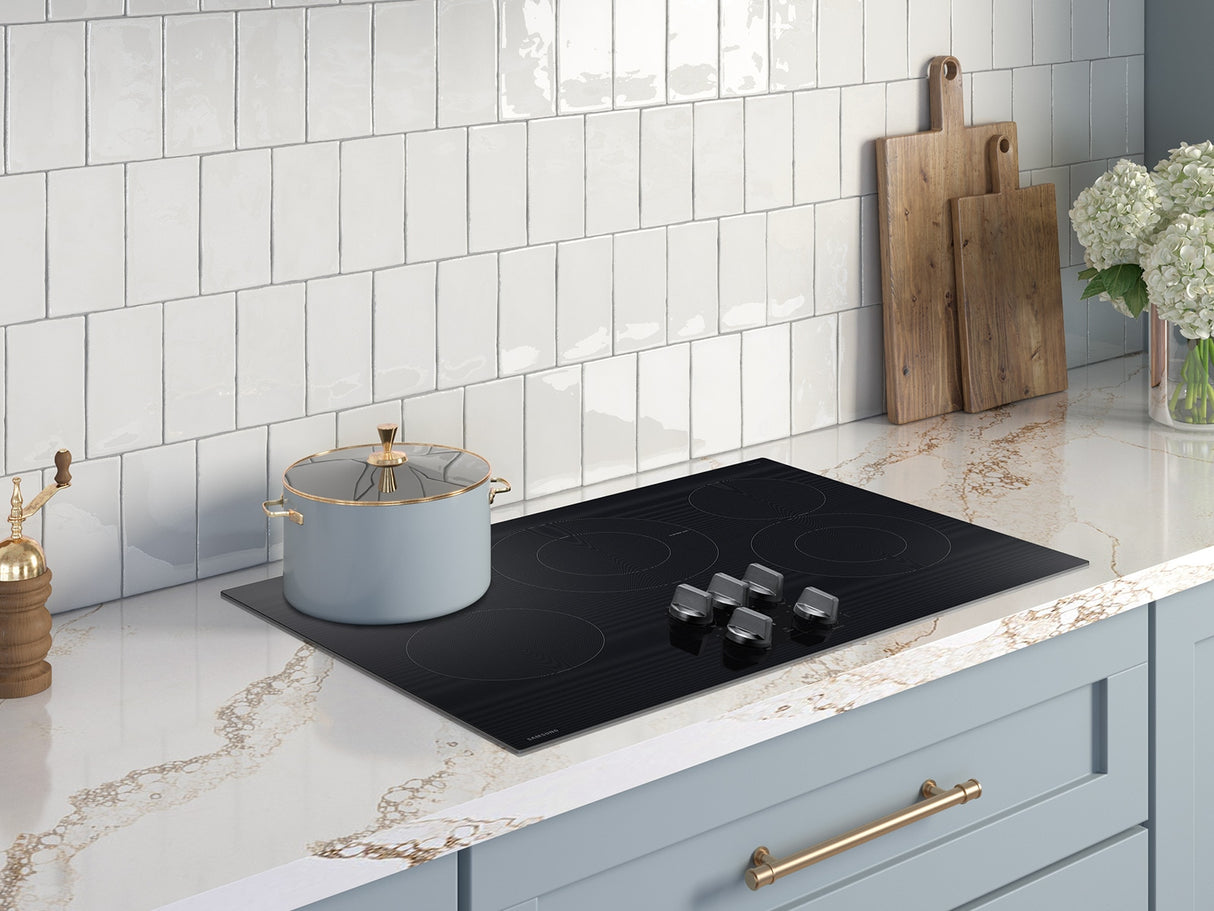 Samsung NZ30FG6332RK electric cooktop control knobs