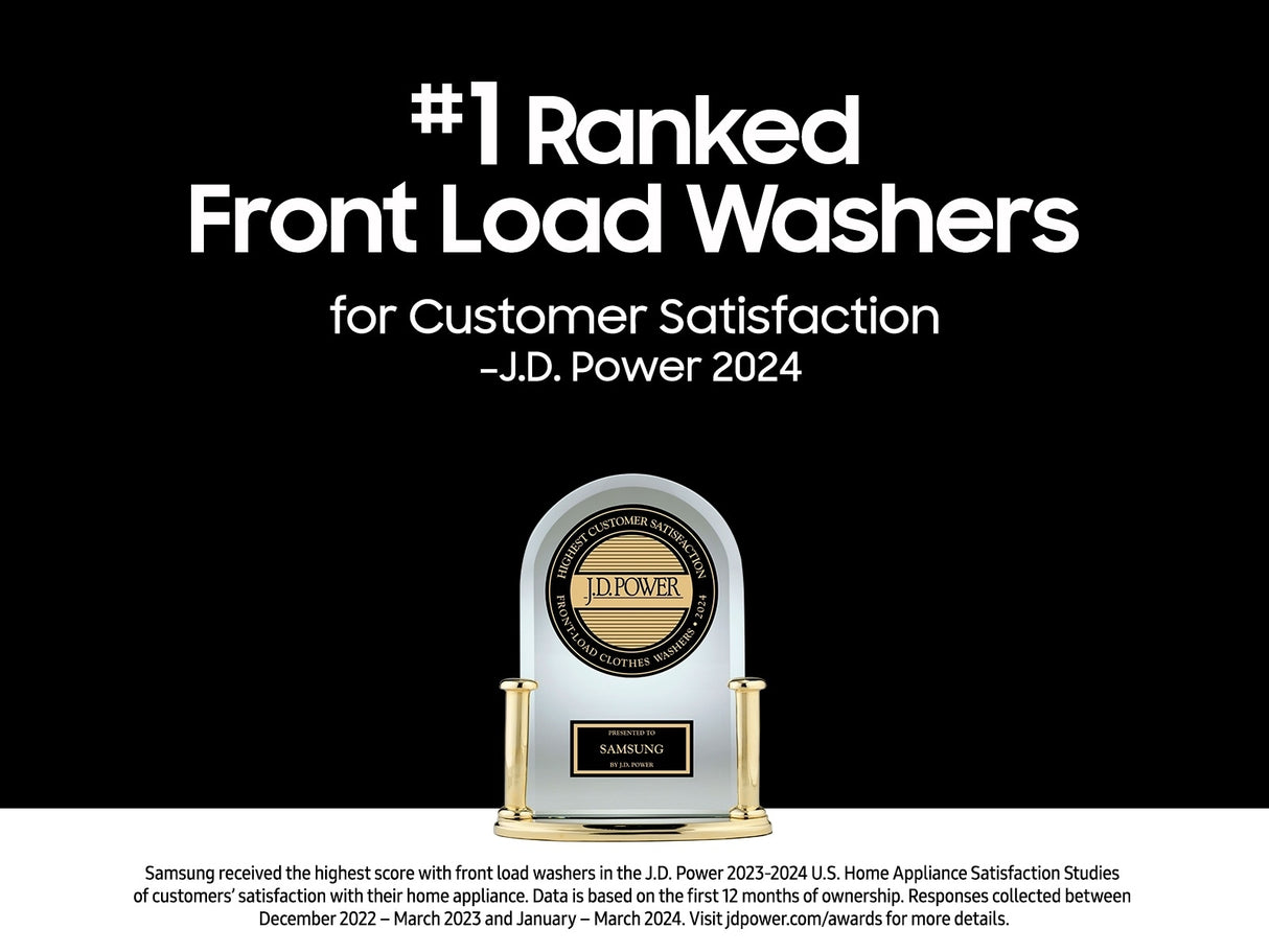 Samsung WD90F53AVYUS vented all-in-one washer dryer combo door open