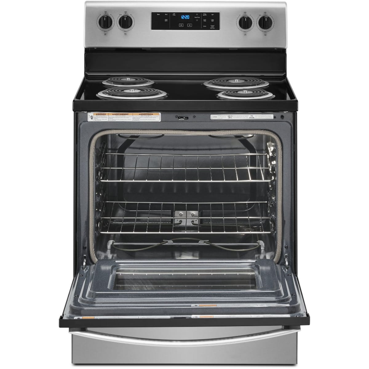 Whirlpool WFC315S0JS 30" 4.8 cu. ft. Freestanding Electric Range in Stainless Steel