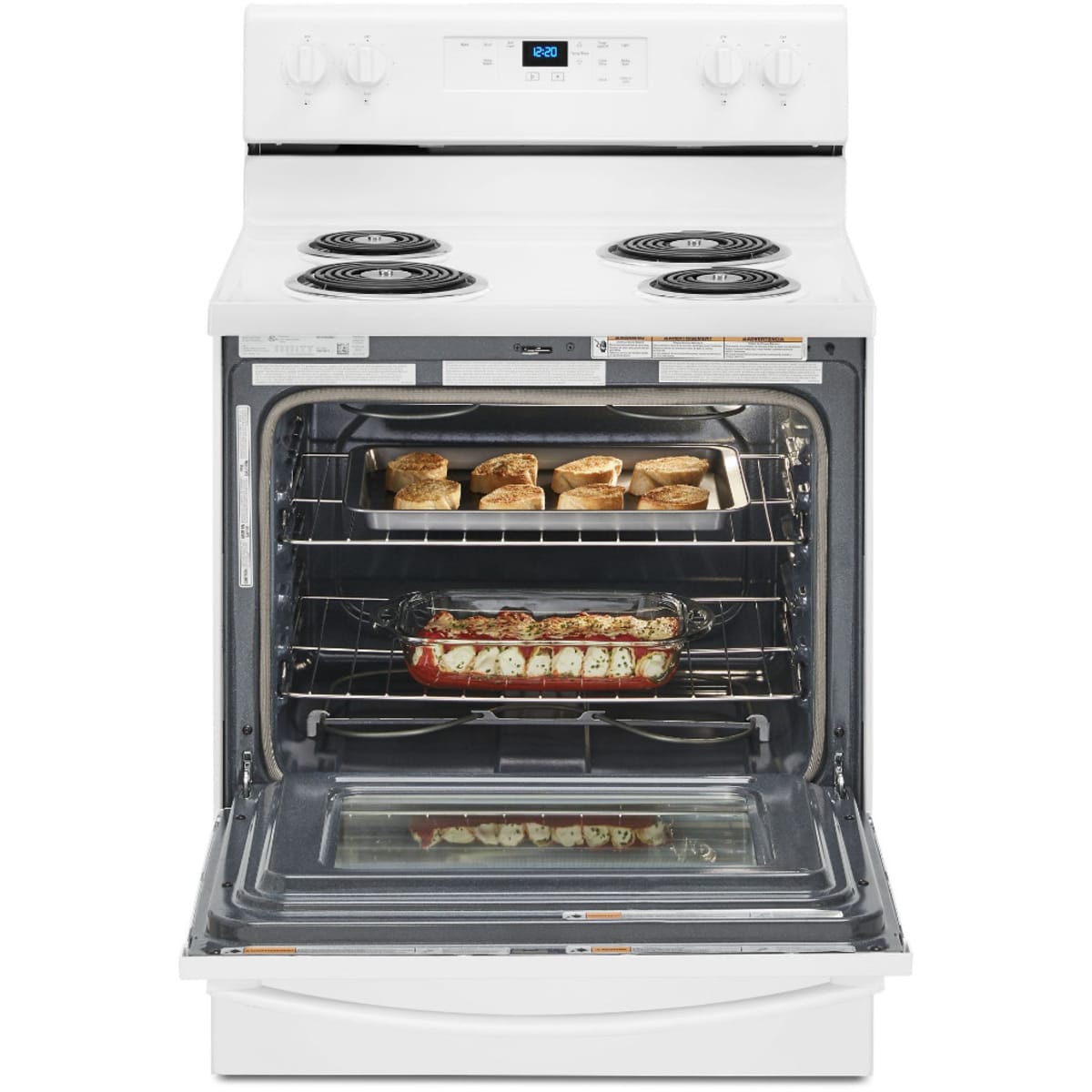 Whirlpool WFC315S0JW 30" 4.8 cu. ft. Freestanding Electric Range in White