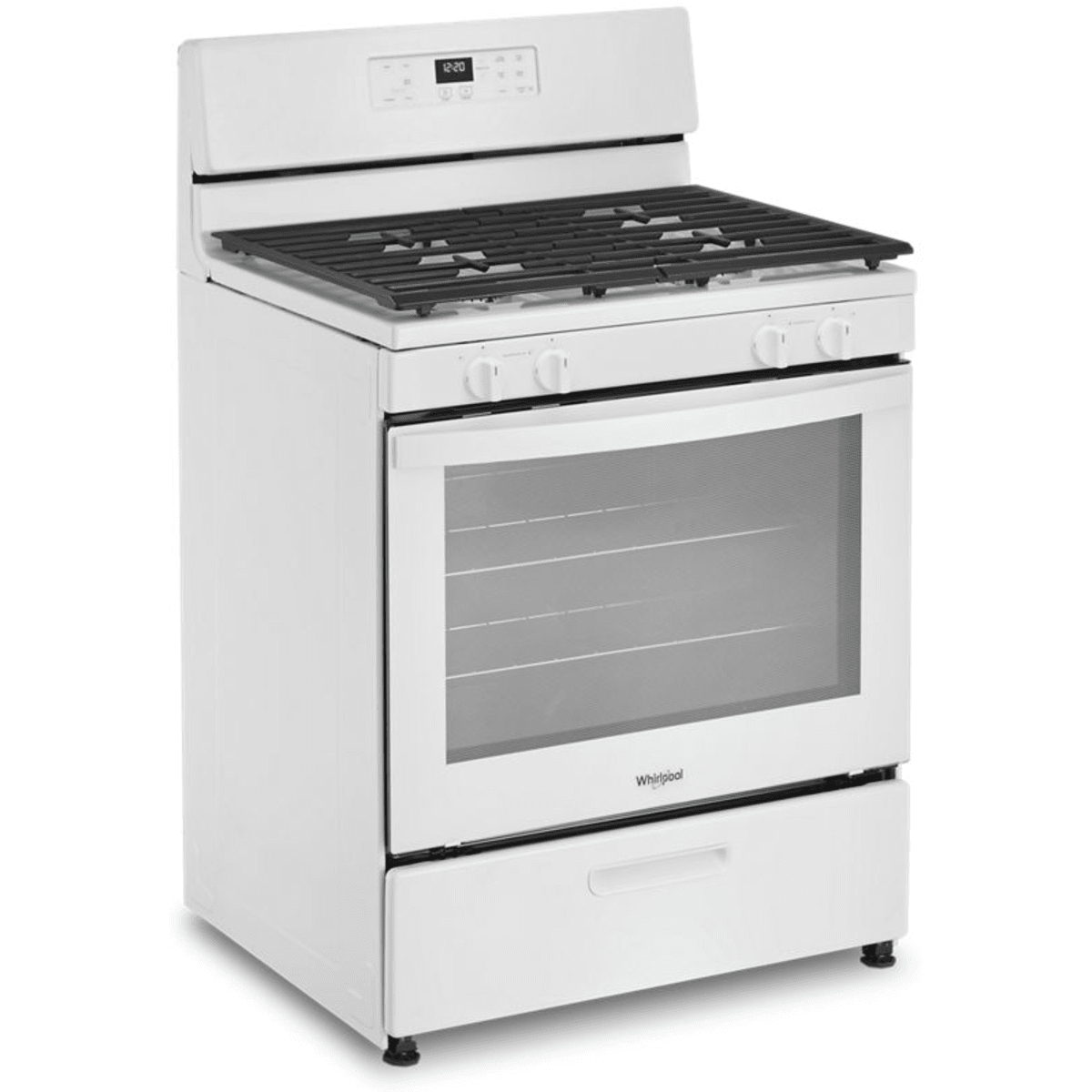 Whirlpool WFG320M0MW 30" 5.1 cu. ft. Freestanding Gas Range in White