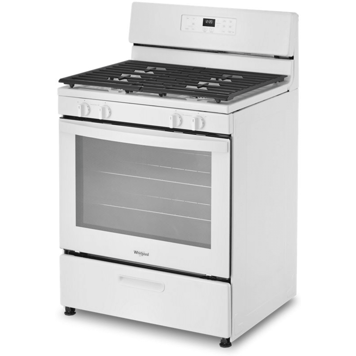 Whirlpool WFG320M0MW 30" 5.1 cu. ft. Freestanding Gas Range in White