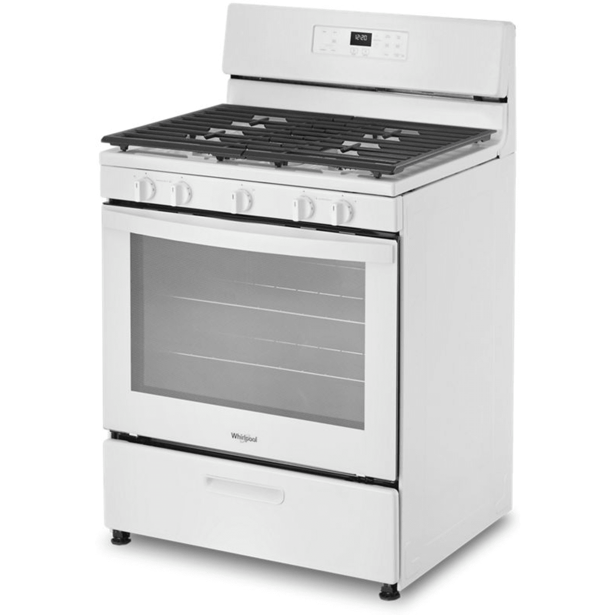 Whirlpool WFG505M0MW 30" 5.1 cu. ft. Freestanding Gas Range in White