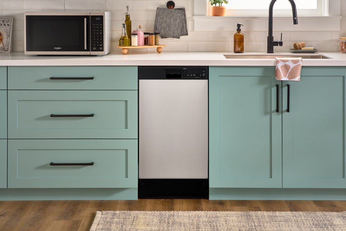 Whirlpool WDFS5118SS installed in a kitchen
