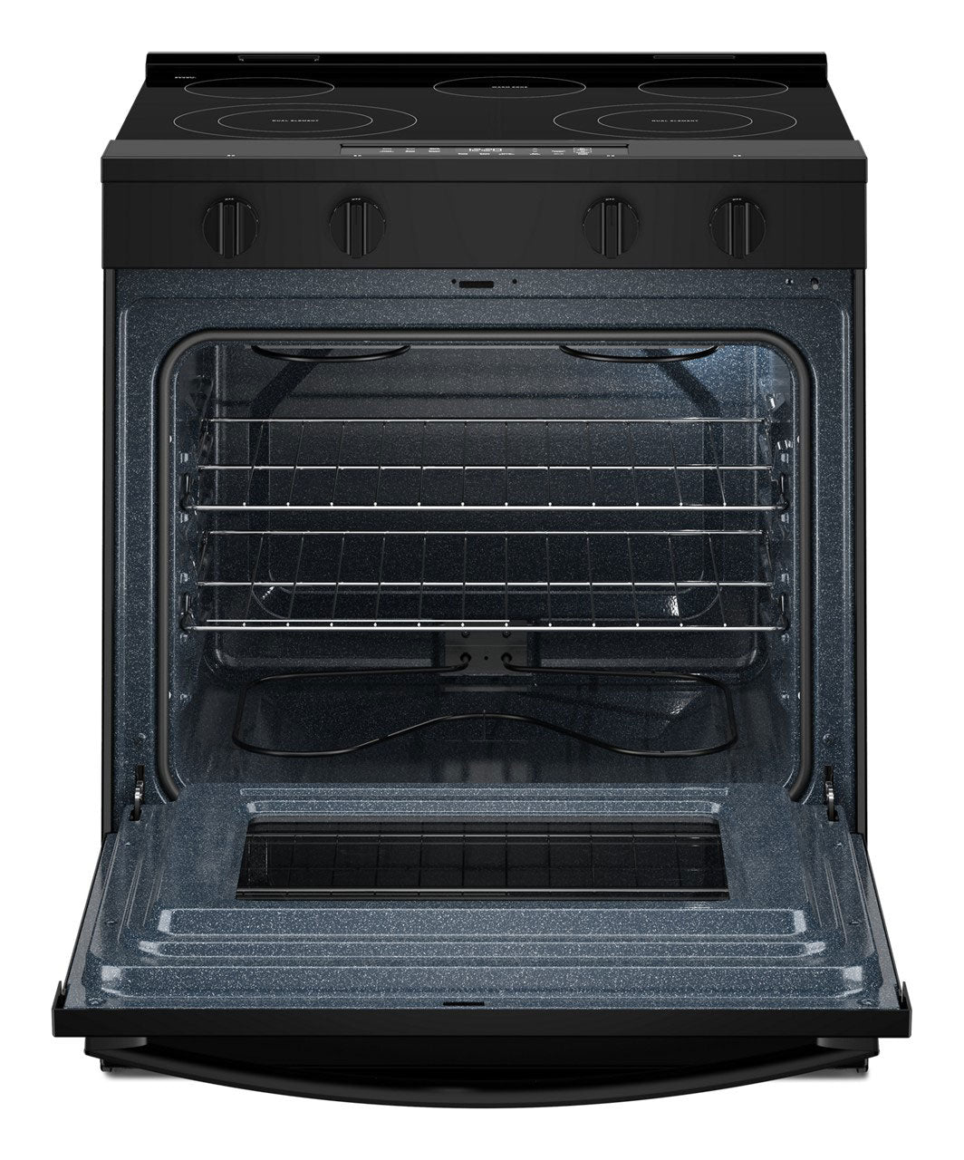 Whirlpool WSES3330TB oven open